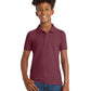 Youth Core Classic Pique Polo - Y100 - Burgundy