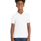 Youth Core Classic Pique Polo - Y100 - White