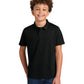 Youth Wearever Performance Pique Polo - Y240 - Deep Black