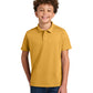 Youth Wearever Performance Pique Polo - Y240 - Gold