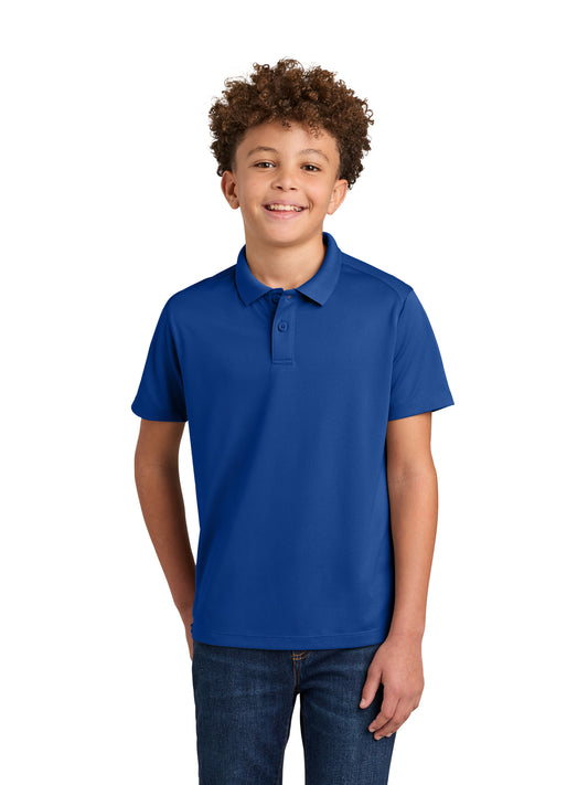 Youth Wearever Performance Pique Polo - Y240 - True Royal