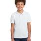 Youth Wearever Performance Pique Polo - Y240 - White