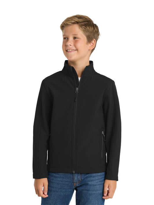 Youth Core Soft Shell Jacket - Y317 - Black