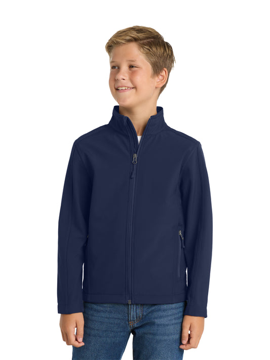 Youth Core Soft Shell Jacket - Y317 - Dress Blue Navy