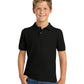 Youth Silk Touch Polo - Y500 - Black