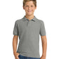 Youth Silk Touch Polo - Y500 - Cool Grey