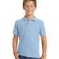 Youth Silk Touch Polo - Y500 - Light Blue