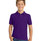 Youth Silk Touch Polo - Y500 - Purple