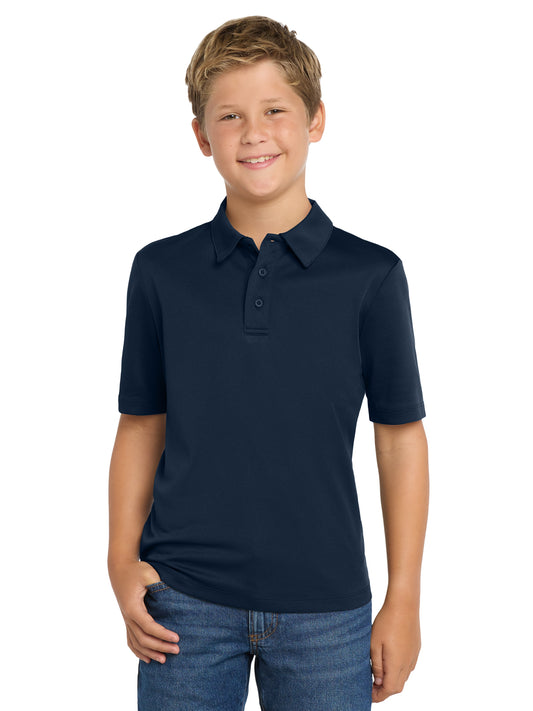 Youth Silk Touch Performance Polo - Y540 - Navy
