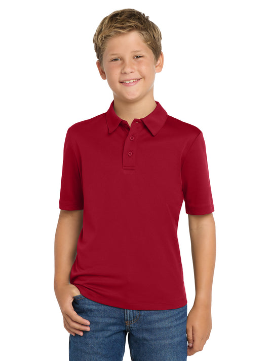 Youth Silk Touch Performance Polo - Y540 - Red