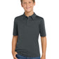 Youth Silk Touch Performance Polo - Y540 - Steel Grey