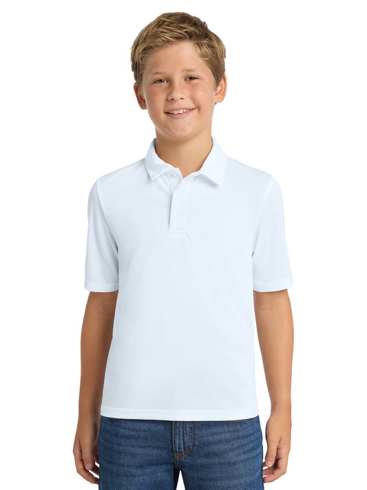 Youth Silk Touch Performance Polo - Y540 - White