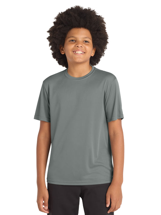 Youth PosiCharge Competitor T-Shirt - YST350 - Grey Concrete Heather