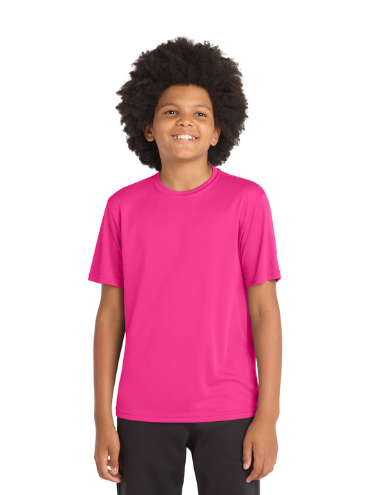 Youth PosiCharge Competitor T-Shirt - YST350 - Neon Pink