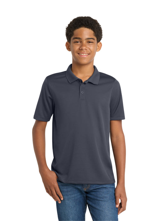Boy's PosiCharge RacerMesh Polo - YST640 - Graphite