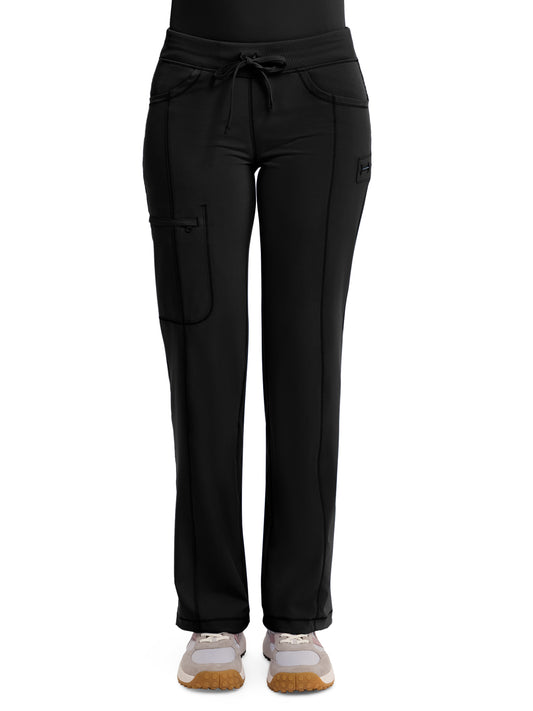 Women's 4-Pocket Low Rise Pant - 1123A - Black