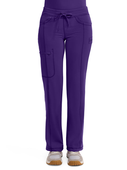 Women's 4-Pocket Low Rise Pant - 1123A - Grape