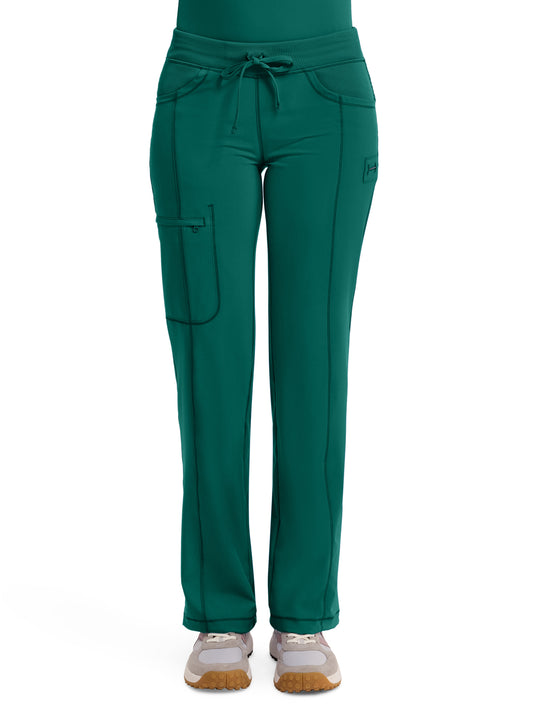 Women's 4-Pocket Low Rise Pant - 1123A - Hunter Green