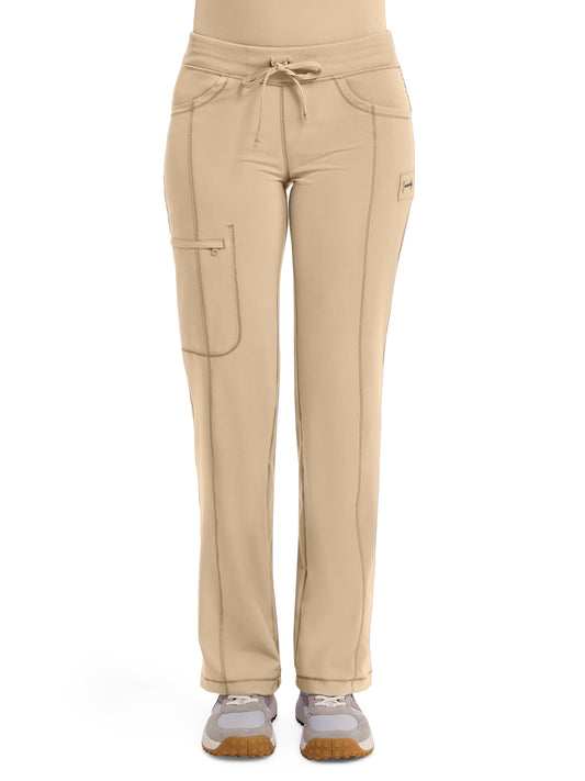 Women's 4-Pocket Low Rise Pant - 1123A - Khaki