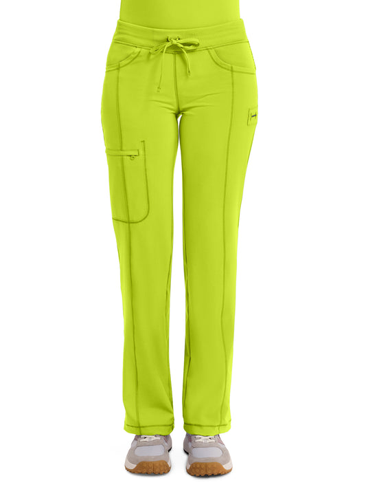 Women's 4-Pocket Low Rise Pant - 1123A - Lime Time