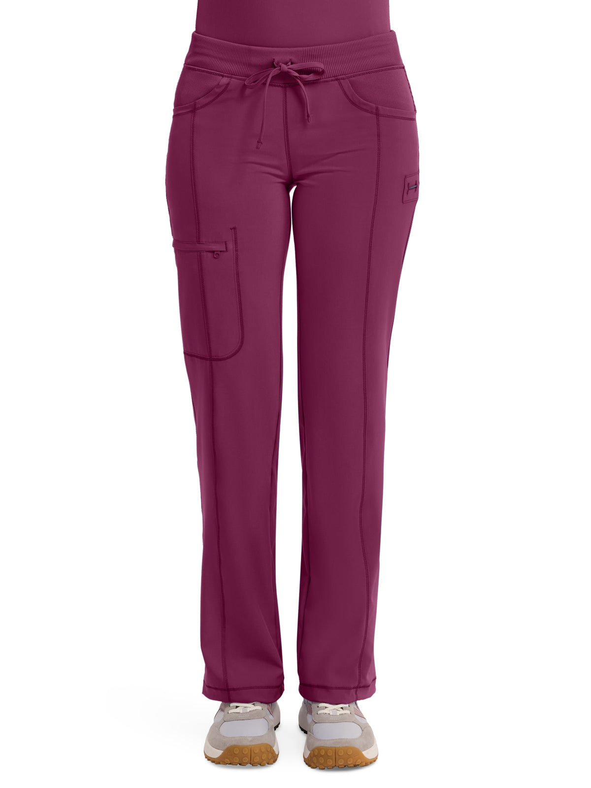 Women's 4-Pocket Low Rise Pant - 1123A - Wine
