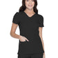 Women's Shaped V-Neck Top - 20710 - Black
