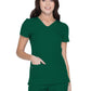 Women's Shaped V-Neck Top - 20710 - Hunter Green