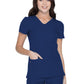 Women's Shaped V-Neck Top - 20710 - Navy