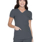 Women's Shaped V-Neck Top - 20710 - Pewter