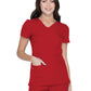 Women's Shaped V-Neck Top - 20710 - Red