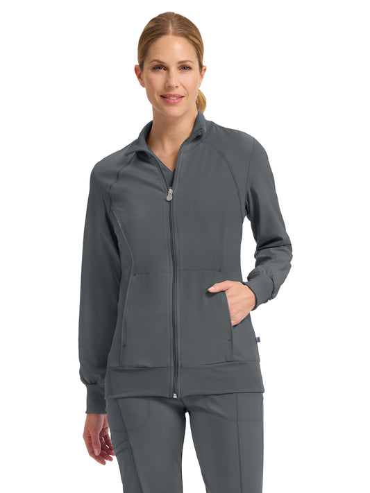 Women's 2-Pocket Contemporary Jacket - 2391A - Pewter