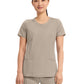 Women's 3-Pocket Round Neck Top - 2624A - Khaki