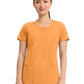 Women's 3-Pocket Round Neck Top - 2624A - Orange Sunrise