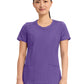 Women's 3-Pocket Round Neck Top - 2624A - Pretty N Purple