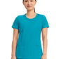 Women's 3-Pocket Round Neck Top - 2624A - Scuba Blue