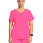 Women's 4-Pocket Mock Wrap Top - 2625A - Carmine Pink