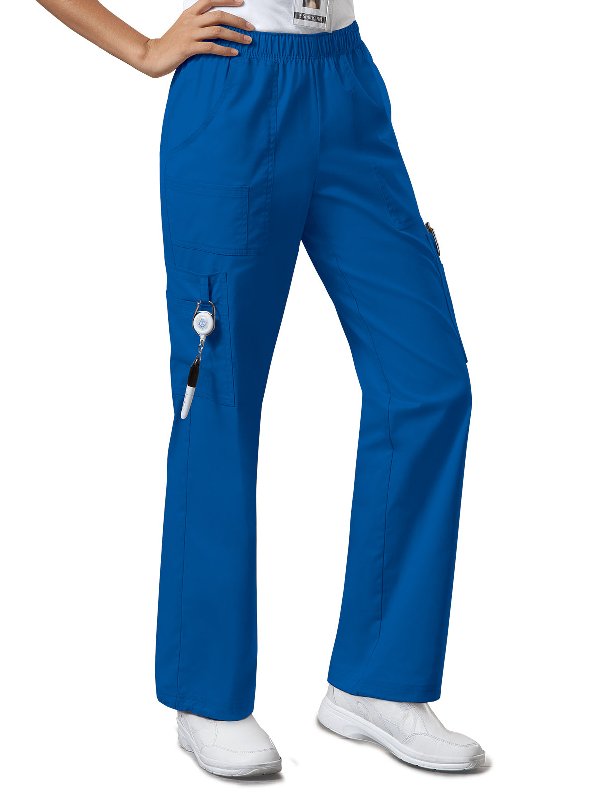 Women's Mid Rise Pull-On Cargo Pant - 4005 - Royal