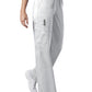 Unisex 5-Pocket Drawstring Cargo Pant - 4043 - White