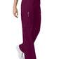 Unisex 5-Pocket Drawstring Cargo Pant - 4043 - Wine