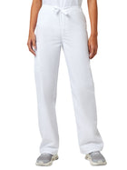 Unisex 2-Pocket Drawstring Cargo Pant - 4100 - White
