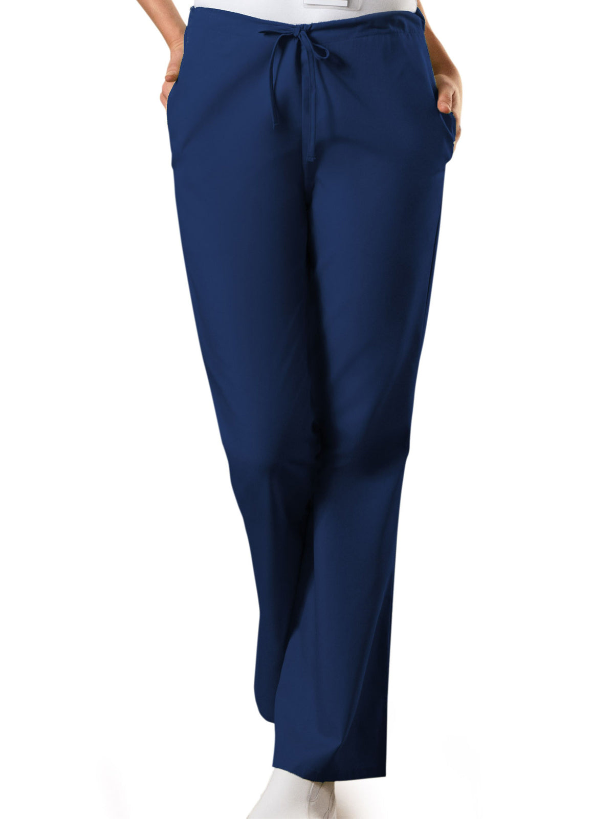 Women's 3-Pocket Natural Rise Drawstring Pant - 4101 - Navy