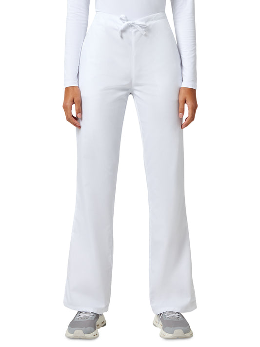 Women's 3-Pocket Natural Rise Drawstring Pant - 4101 - White
