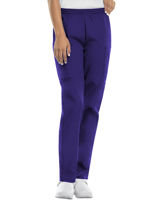 Women's 4-Pocket Natural Rise Cargo Pant - 4200 - Grape