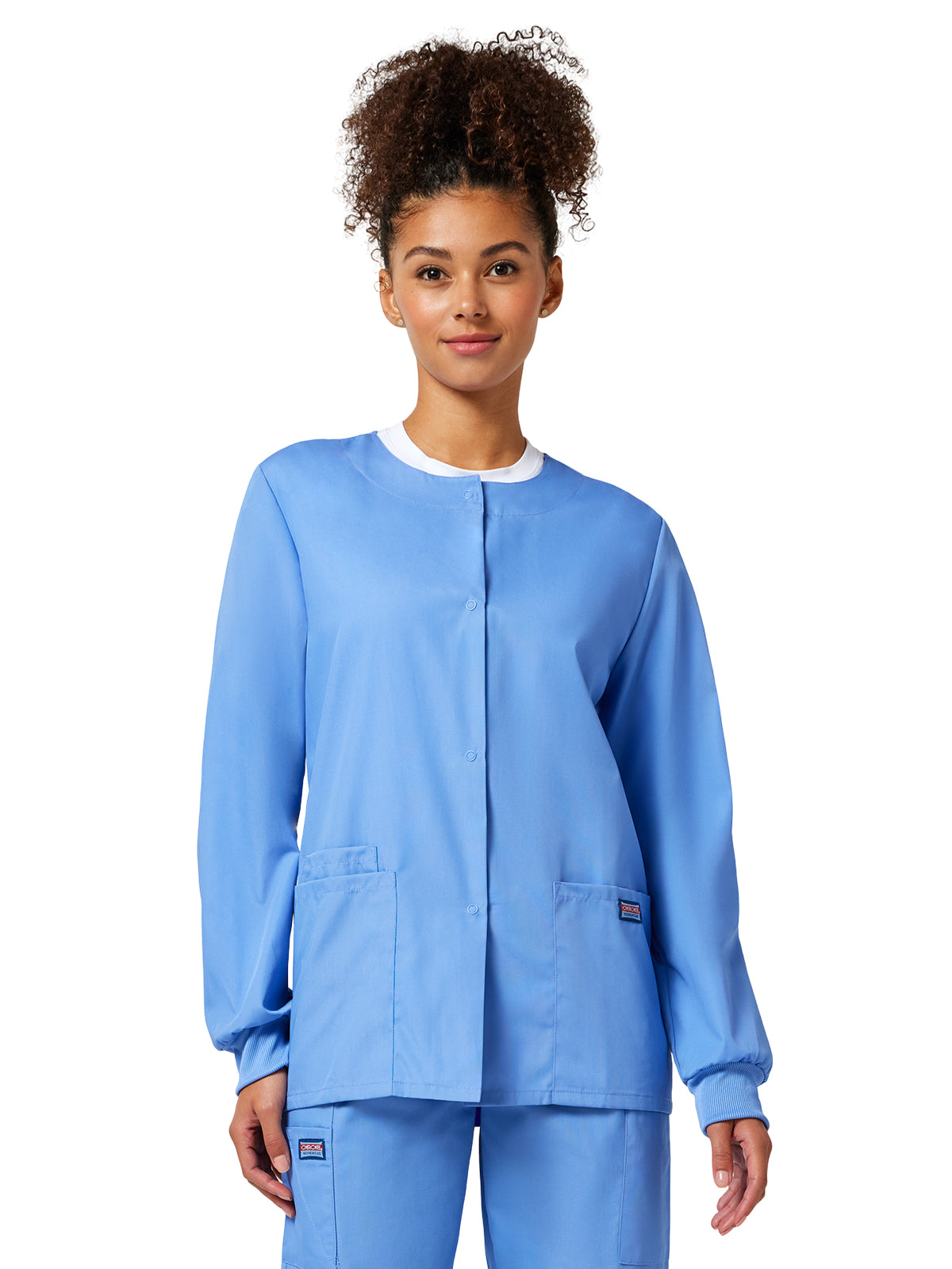 Women's 3-Pocket Snap Front Jacket - 4350 - Ciel