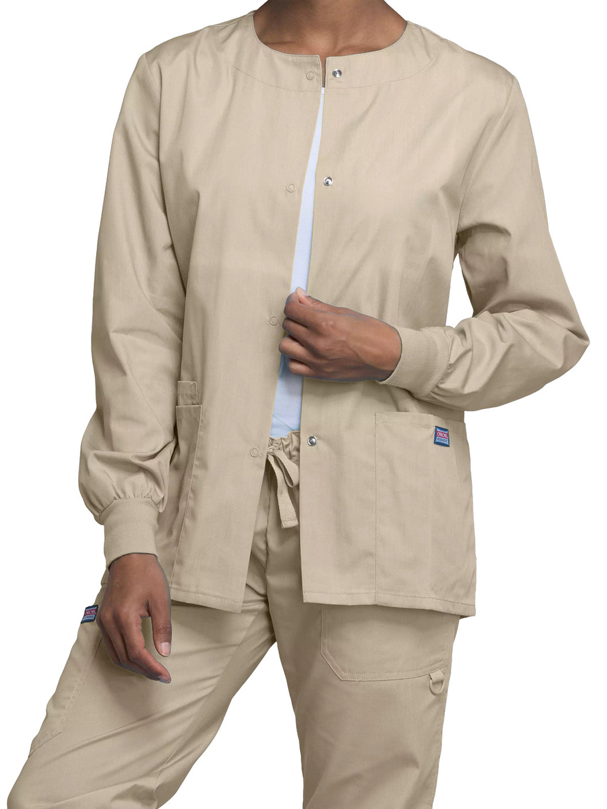 Women's 3-Pocket Snap Front Jacket - 4350 - Khaki