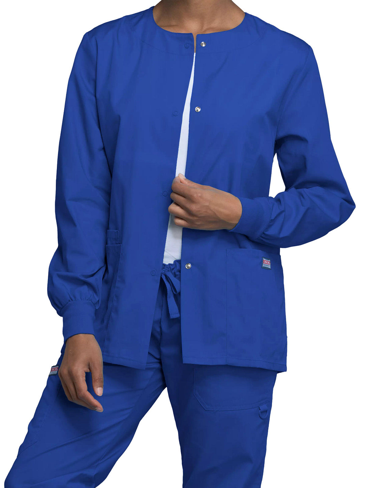 Women's 3-Pocket Snap Front Jacket - 4350 - Royal