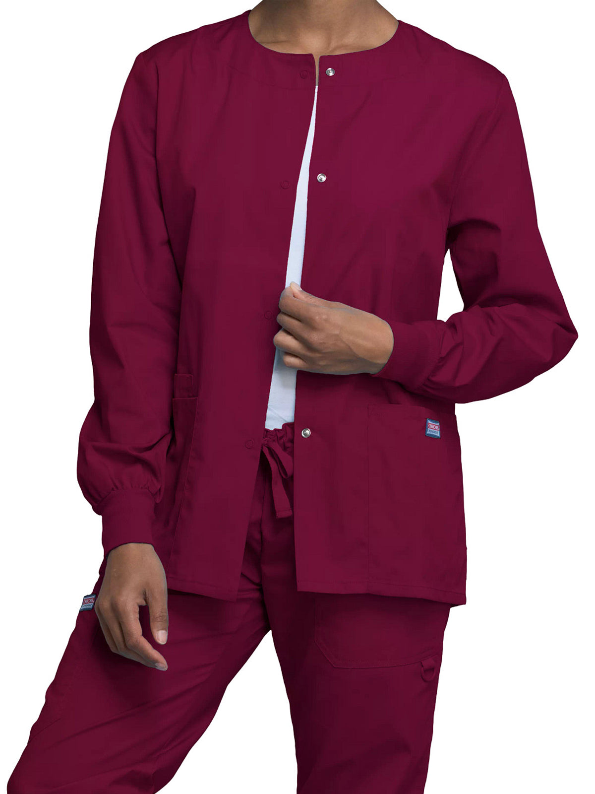 Women's 3-Pocket Snap Front Jacket - 4350 - Wine