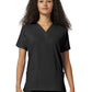 Women's 2-Pocket V-Neck Top - 4700 - Black