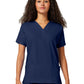 Women's 2-Pocket V-Neck Top - 4700 - Navy