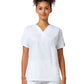 Women's 2-Pocket V-Neck Top - 4700 - White